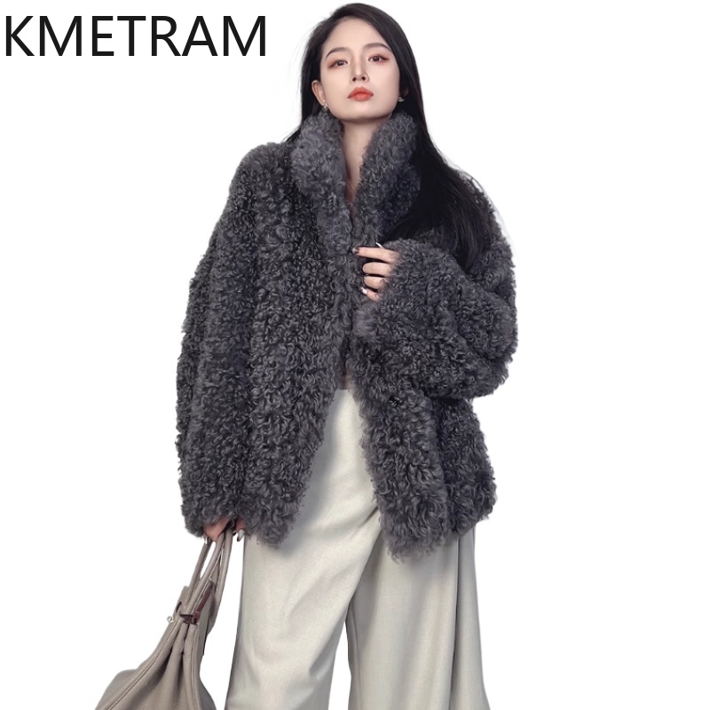 Wool Coat Peacoat - Doğal Yün Koyun Derisi Çift Yüzlü