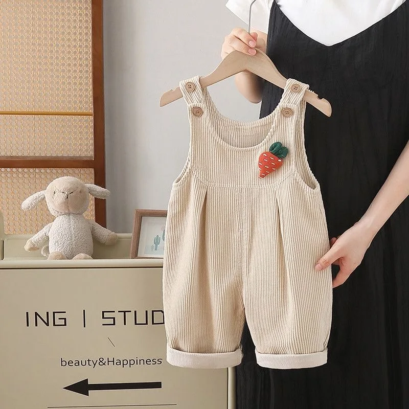 1-4Y Sonbahar Bebek Askılı Pan - Corduroy Pant Warm incelemesi ve fiyatı